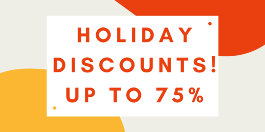 Holiday Discounts